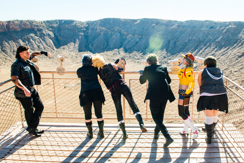 Illustration for article titled Final Fantasy Cosplay Hits The Road
